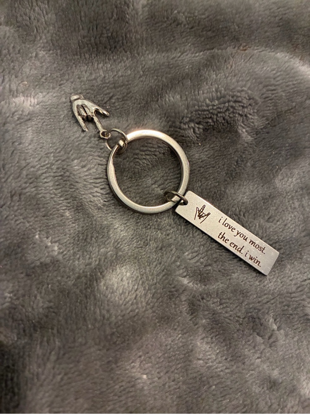 Silver Metal Keychain